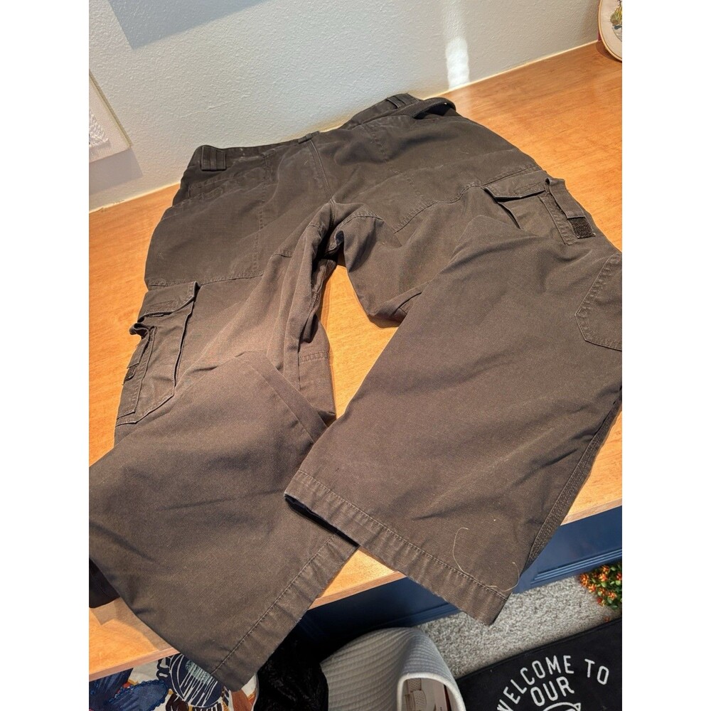 5.11 Tactical Pants Mens 38x36 Black Taclite EMS Relaxed Utility Cargo 74363